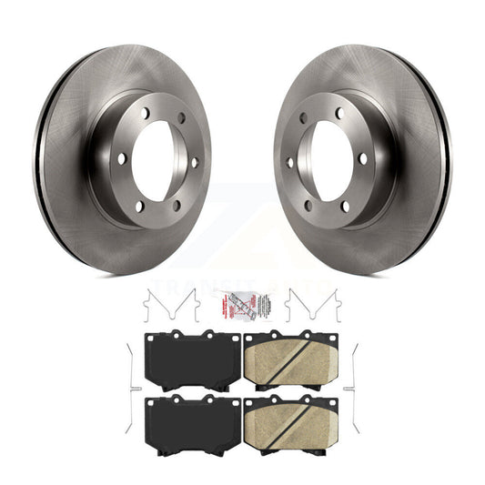 Disc Brake Rotors And Ceramic Pads Front Kit For Toyota Tundra Sequoia