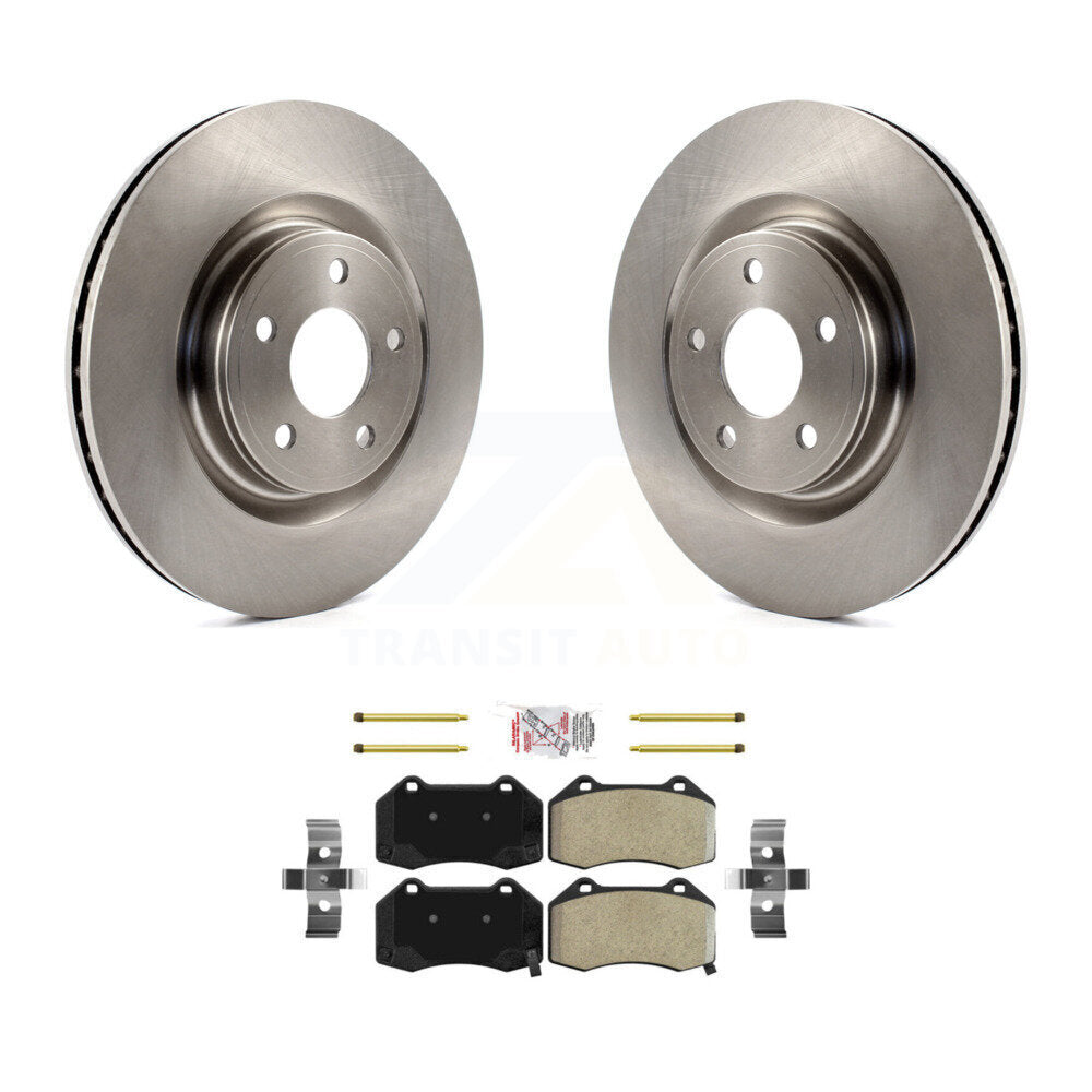 Disc Brake Rotor & Semi-Metallic Pad Front Kit For 2008-2010 Chevrolet Cobalt SS