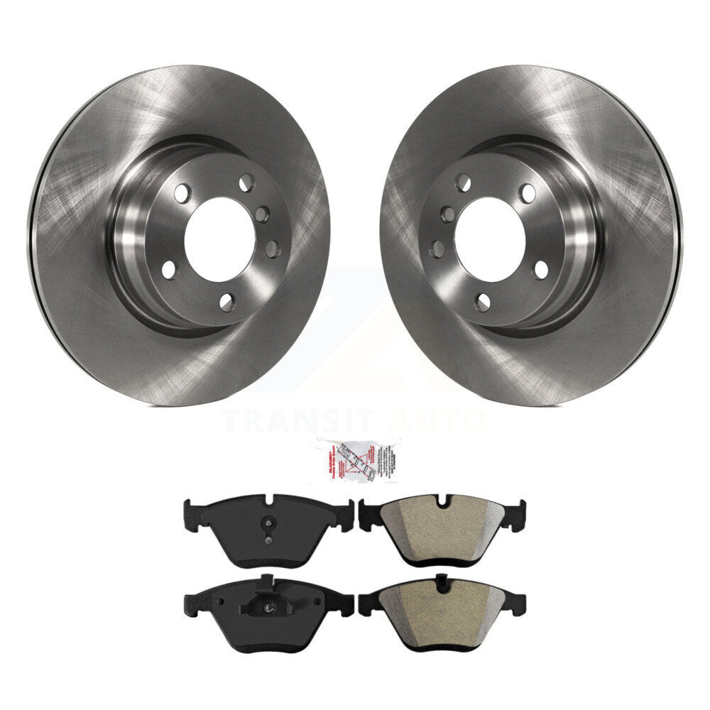 Disc Brake Rotors And Semi-Metallic Pads Front Kit For BMW 328i