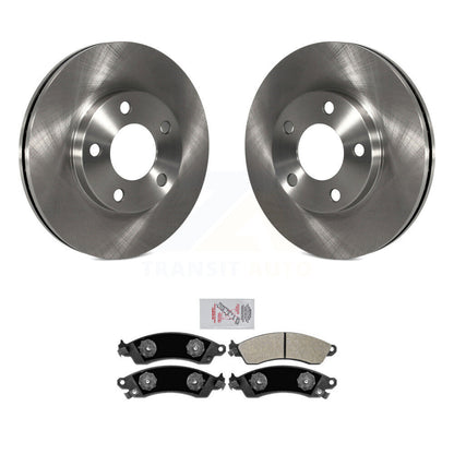 Disc Brake Rotors And Semi-Metallic Pad Front Kit For Ford Mustang Left or Right
