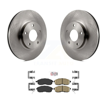 Disc Brake Rotors And Ceramic Pads Front Kit For 2002-2003 Nissan Maxima