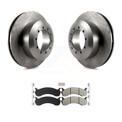 Disc Brake Rotor And Semi-Metallic Pad Front Kit For Ford F-53 Motorhome Chassis