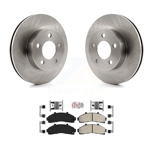 Brake Rotor And Semi-Metallic Pad Front Kit For Ford Ranger Explorer Mazda B4000