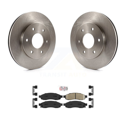 Brake Rotors & Ceramic Pad Front Kit For Nissan TITAN Pathfinder Armada INFINITI
