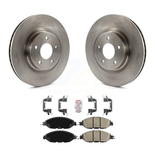 Brake Rotor And Ceramic Pad Front Kit For Nissan Murano Pathfinder INFINITI QX60