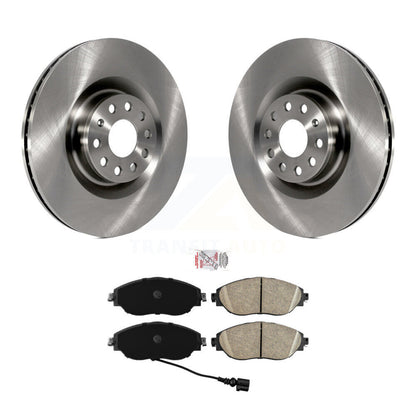 Disc Brake Rotors And Ceramic Pads Front Kit For 2012 Volkswagen CC 3.6L