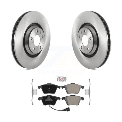 Disc Brake Rotors And Semi-Metallic Pads Front Kit For Audi TT Quattro TTS