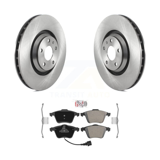 Disc Brake Rotors And Semi-Metallic Pads Front Kit For Audi TT Quattro TTS