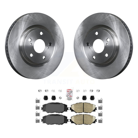 Brake Rotor & Ceramic Pad Front Kit For Toyota RAV4 Matrix Pontiac Vibe Scion iM