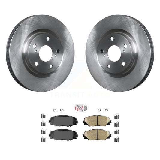 Brake Rotor & Ceramic Pad Front Kit For Toyota RAV4 Matrix Pontiac Vibe Scion iM