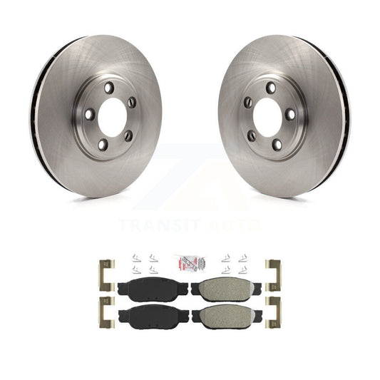 Brake Rotor & Semi-Metallic Pad Front Kit For Ford Thunderbird Lincoln LS Jaguar