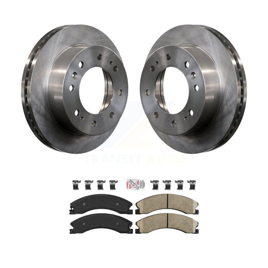 Brake Rotor And Ceramic Pad Front Kit For GMC Chevrolet Sierra 2500 HD Silverado