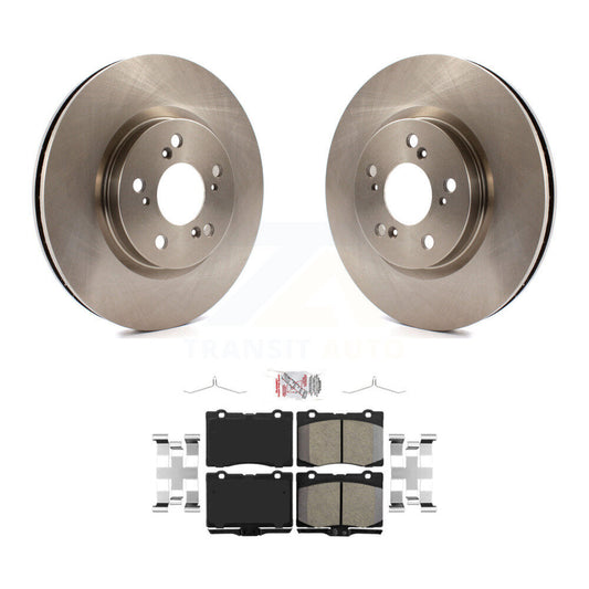 Disc Brake Rotors And Ceramic Pads Front Kit For 2005-2012 Acura RL