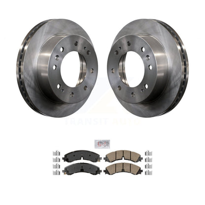 Brake Rotor And Ceramic Pad Front Kit For GMC Chevrolet Sierra 2500 HD Silverado