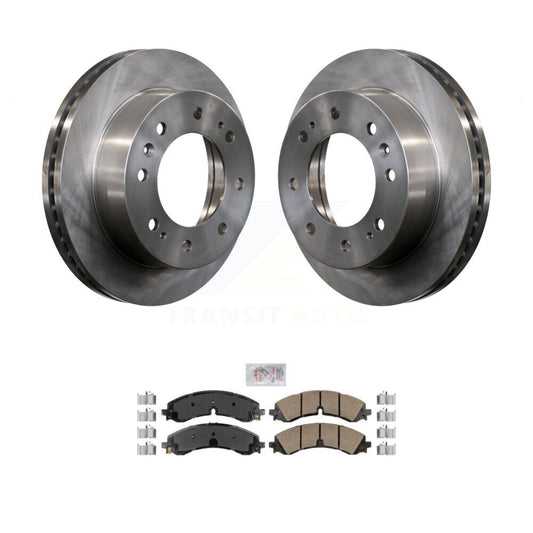 Brake Rotor And Ceramic Pad Front Kit For GMC Chevrolet Sierra 2500 HD Silverado