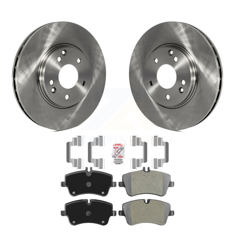 Brake Rotors Semi-Metallic Pad Front Kit For Mercedes-Benz C280 C240 CLK350 C320