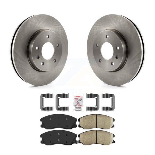 Brake Rotor & Ceramic Pad Front Kit For Chevrolet Equinox Pontiac Torrent Saturn
