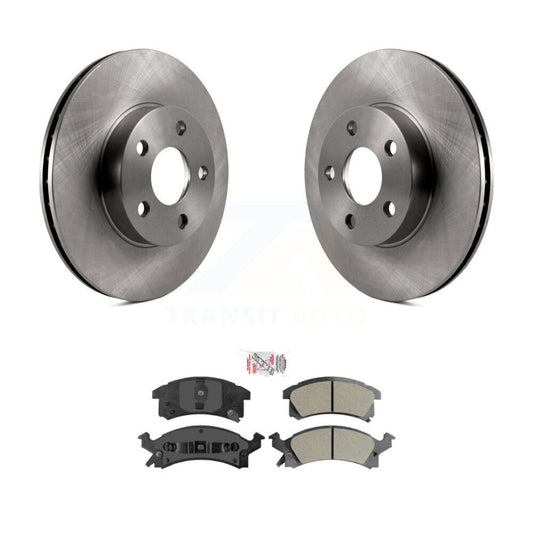 Brake Rotor & Semi-Metallic Pad Front Kit For Chevrolet Cavalier Pontiac Sunfire