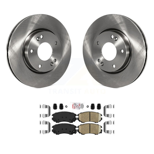 Brake Rotor & Ceramic Pad Front Kit For Kia Hyundai Tucson Soul Sportage Tiburon