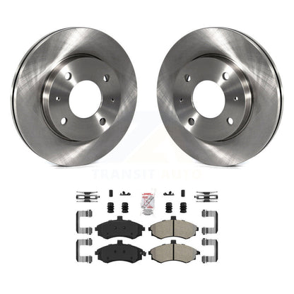 Disc Brake Rotors And Semi-Metallic Pads Front Kit For Hyundai Elantra