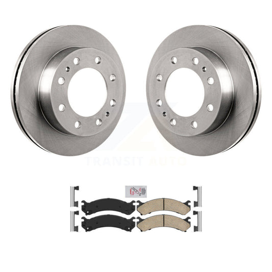 Brake Rotor & Ceramic Pad Front Kit For GMC Chevrolet Savana 3500 Express Sierra