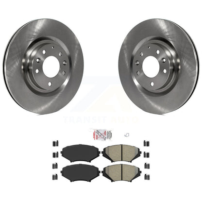 Disc Brake Rotors And Semi-Metallic Pads Front Kit For Mazda RX-8