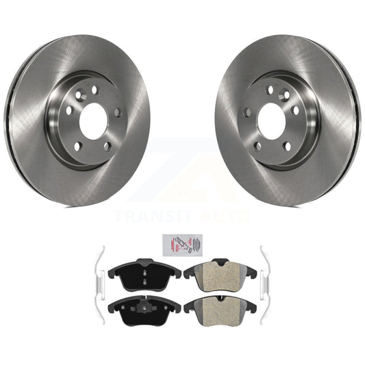Brake Rotor & Semi-Metallic Pad Front Kit For Volvo Land Rover Range Evoque XC70