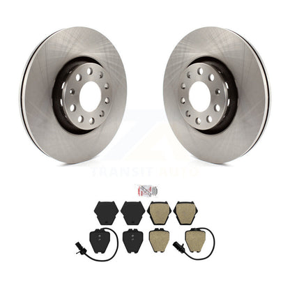 Disc Brake Rotors And Semi-Metallic Pads Front Kit For Audi A8 Quattro