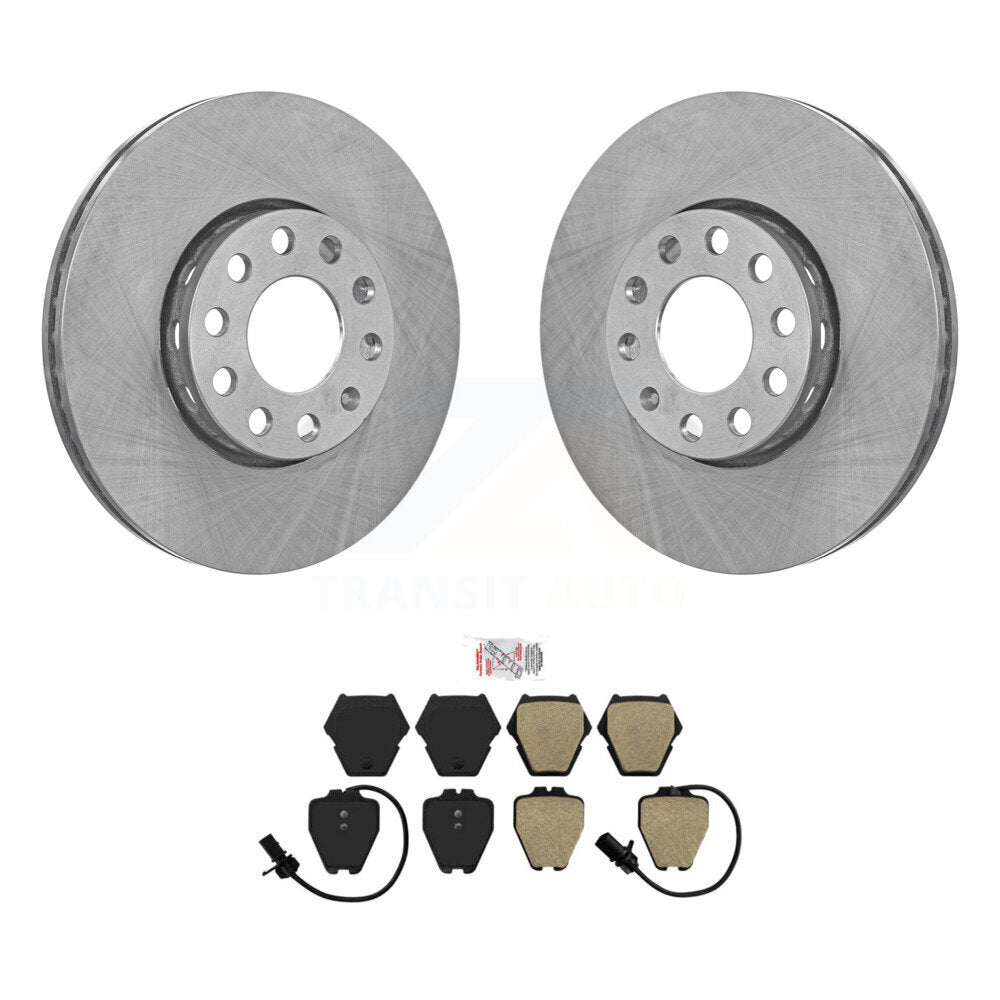 Brake Rotors & Semi-Metallic Pad Front Kit For Volkswagen Passat Audi A4 Quattro