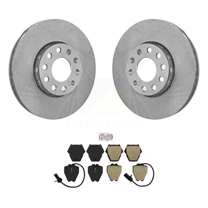 Brake Rotors & Semi-Metallic Pad Front Kit For Volkswagen Passat Audi A4 Quattro