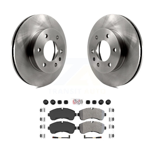 Brake Rotor And Semi-Metallic Pad Front Kit For Mercedes-Benz Sprinter 2500 3500
