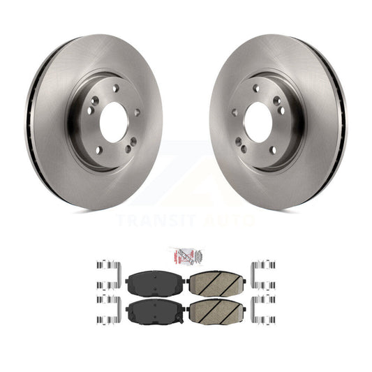 Disc Brake Rotors And Ceramic Pads Front Kit For Kia Forte Koup Forte5