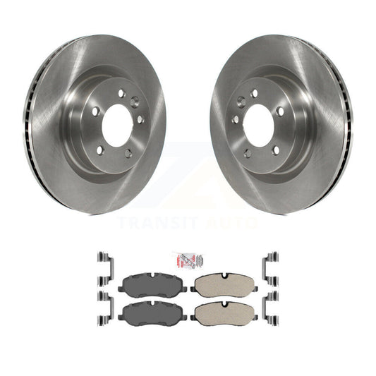 Disc Brake Rotors And Semi-Metallic Pad Front Kit For Land Rover LR3 Range Sport