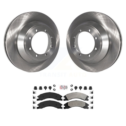 Brake Rotor & Semi-Metallic Pad Rear Kit For Ford E-450 Super Duty DIESEL engine