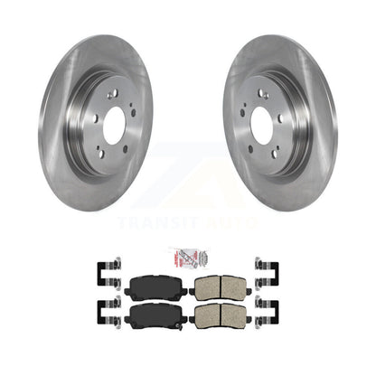 Disc Brake Rotors And Ceramic Pads Rear Kit For 2021-2023 Honda Odyssey