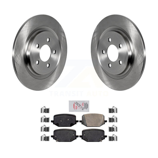 Disc Brake Rotors And Ceramic Pads Rear Kit For 2022-2024 Ford Explorer 2.3L