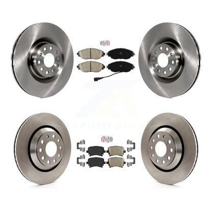 Ceramic Pads And Disc Brake Rotors Front Rear Kit For 2012 Volkswagen CC 3.6L