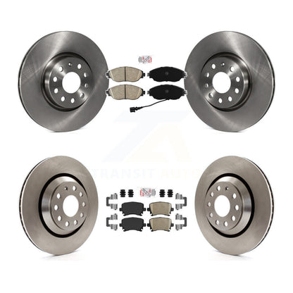 Ceramic Pads And Disc Brake Rotors Front Rear Kit For 2012 Volkswagen CC 3.6L