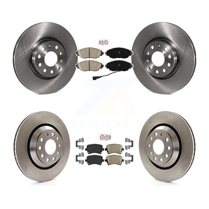 Ceramic Pads And Disc Brake Rotors Front Rear Kit For 2012 Volkswagen CC 3.6L
