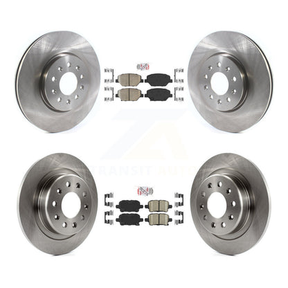 Ceramic Pad & Brake Rotor Front Rear Kit For Chevrolet Equinox GMC Terrain Buick