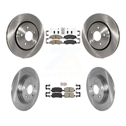 Ceramic Pads And Disc Brake Rotors Front Rear Kit For 2021-2023 Honda Odyssey