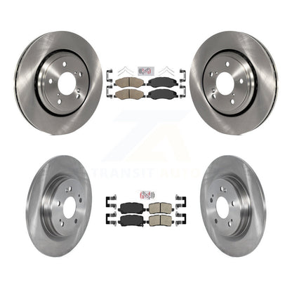 Ceramic Pads And Disc Brake Rotors Front Rear Kit For 2021-2023 Honda Odyssey