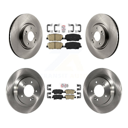 Ceramic Pads And Disc Brake Rotors Front Rear Kit For 2013-2015 Kia Optima 2.0L