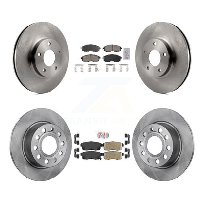 Ceramic Pads And Disc Brake Rotors Front Rear Kit For 2002-2004 INFINITI I35