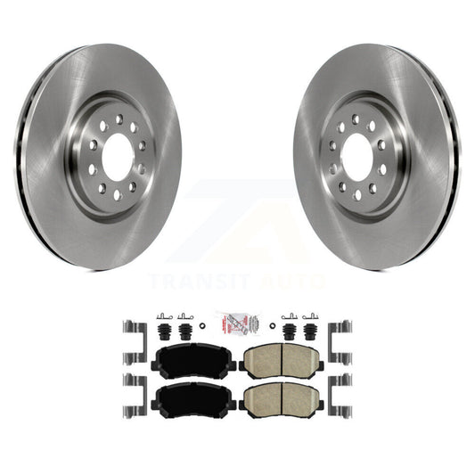 Brake Rotor & Ceramic Pad Front Kit For Jeep Cherokee With Single Piston Caliper