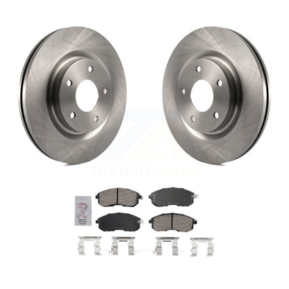 Disc Brake Rotors Ceramic Pad Front Kit For 2017-2019 Nissan Sentra Turbocharged