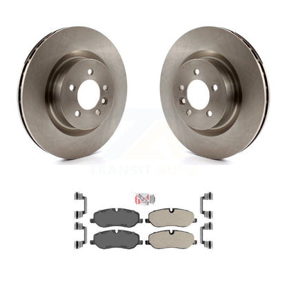 Brake Rotors Semi-Metallic Pad Front Kit For Land Rover Range Sport Supercharged