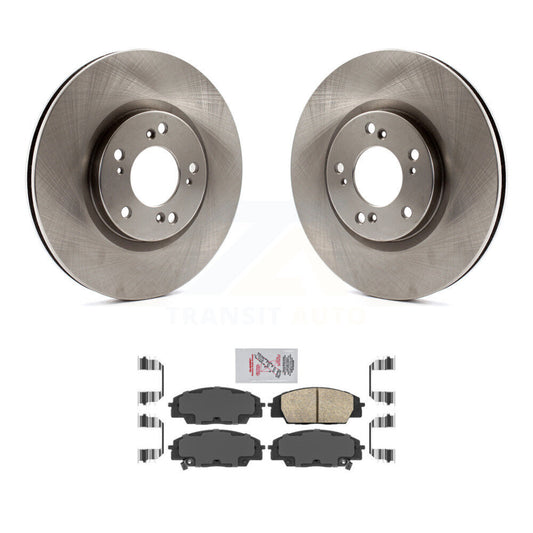 Disc Brake Rotors And Ceramic Pads Front Kit For 2000-2009 Honda S2000