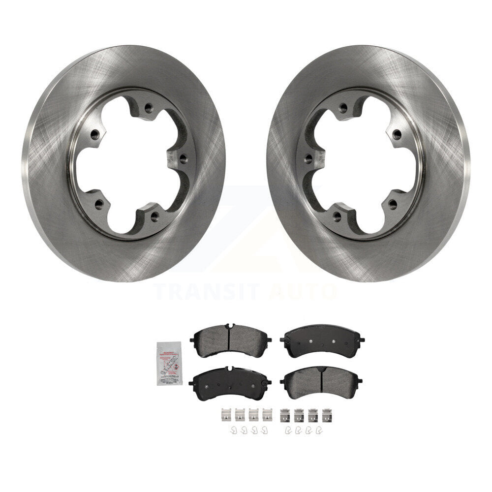 Disc Brake Rotor And Semi-Metallic Pad Rear Kit For Ford Transit-250 Transit-150