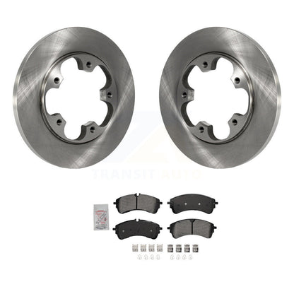 Disc Brake Rotor And Semi-Metallic Pad Rear Kit For Ford Transit-250 Transit-150